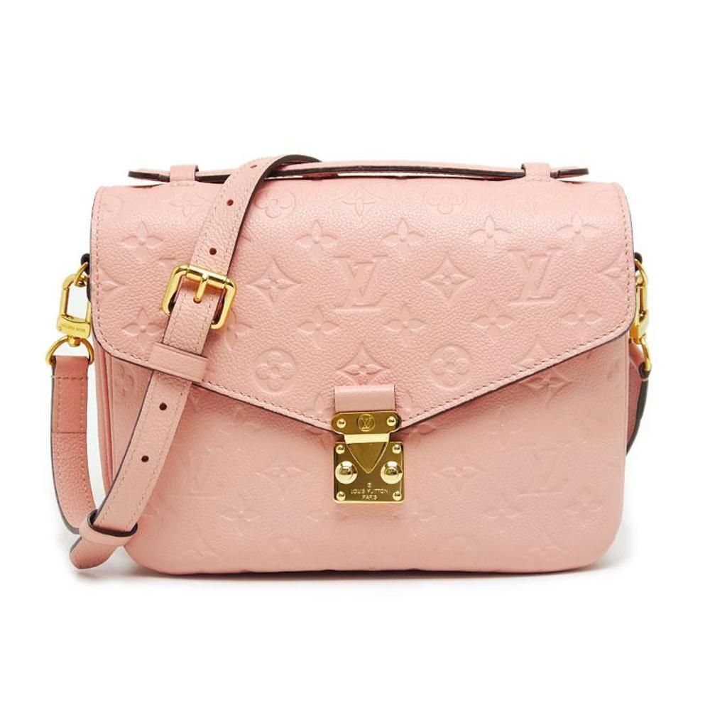 Louis Vuitton Pochette Metis MM 2 Way Implant Monogram Rose Poodle With Strap